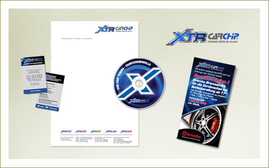 Client: XTR CarChip Tuning Berlin GmbH ™  … Beispiel [ 1 ]<br> Corporate Identity Programm<br>© agentur-puzzle.de|sign - 2009<br><br>